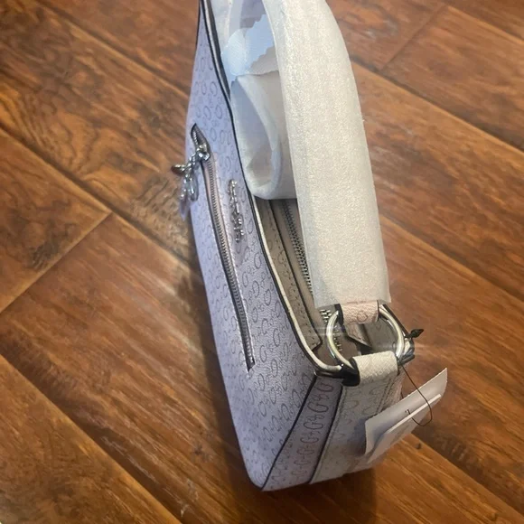 Guess Women's Alexie Handbag Top-Zip Shoulder Bag. Pale Rose - Picture 3 of 5